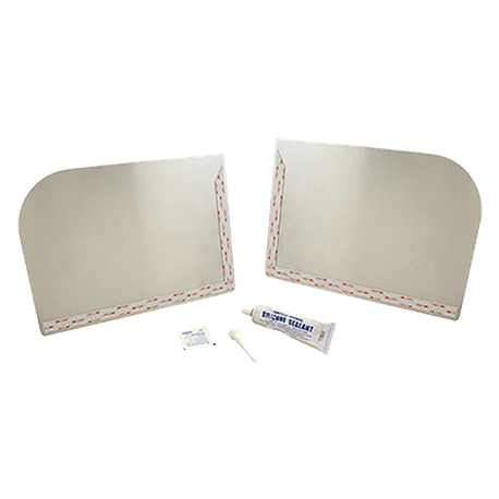 New Allpoints 117-1529 Commercial Stainless Sink Splash Guard Kit 12"x15"