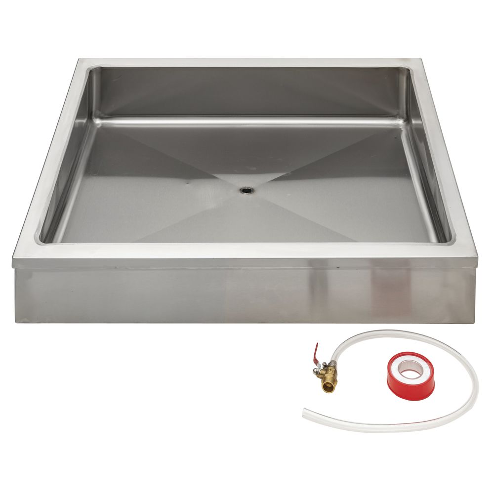 New HUBERT 12576 Stainless Steel Tabletop Ice Display Chiller 30"L x 24"W x 8"H