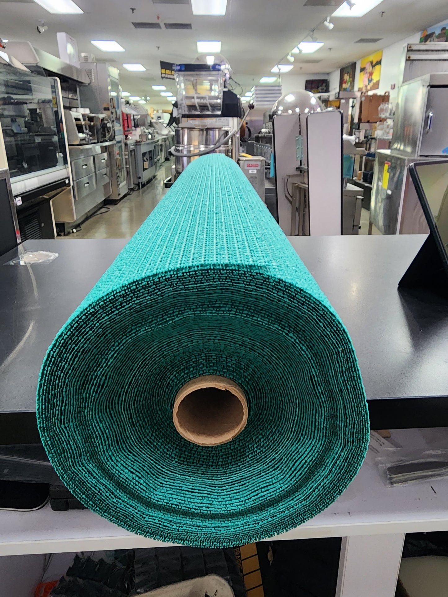 New Cactus Mat Case/Cabinet Shelf Liner - 3' x 60', Polyester, Green