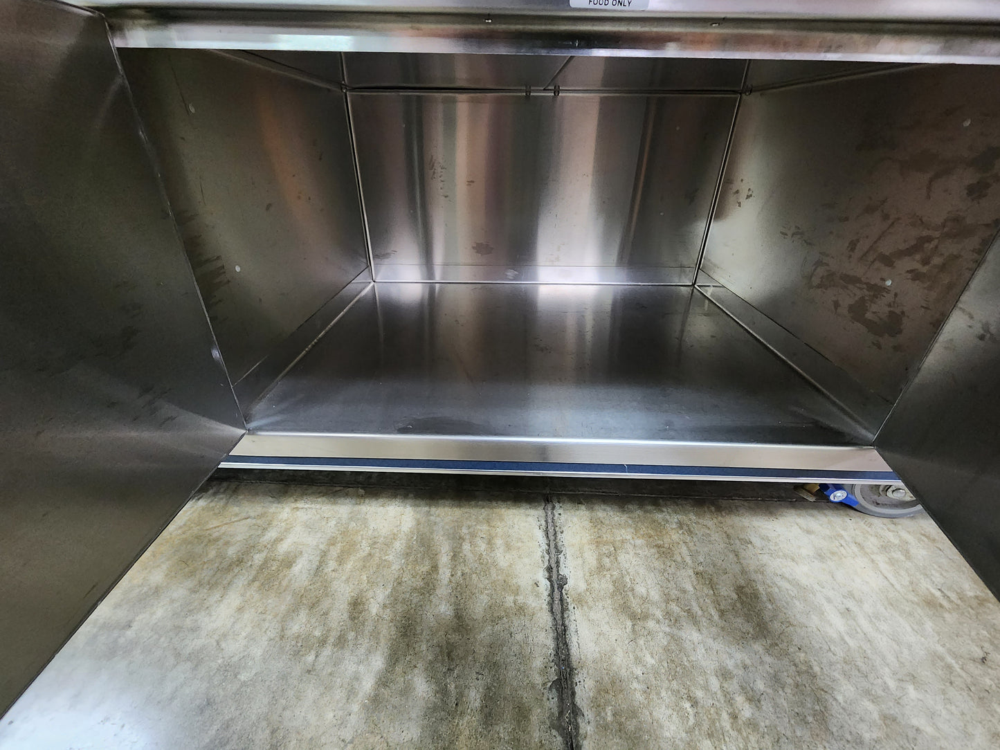 Used 3 Open Well Digital Controls Steam Table w/under cabinet storage
