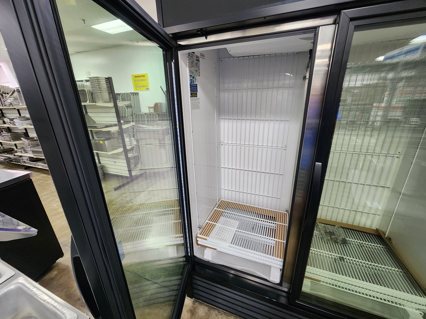True GDM-49F 2022 Glass 2-Door Reach-In Merchandising Freezer - 10380717