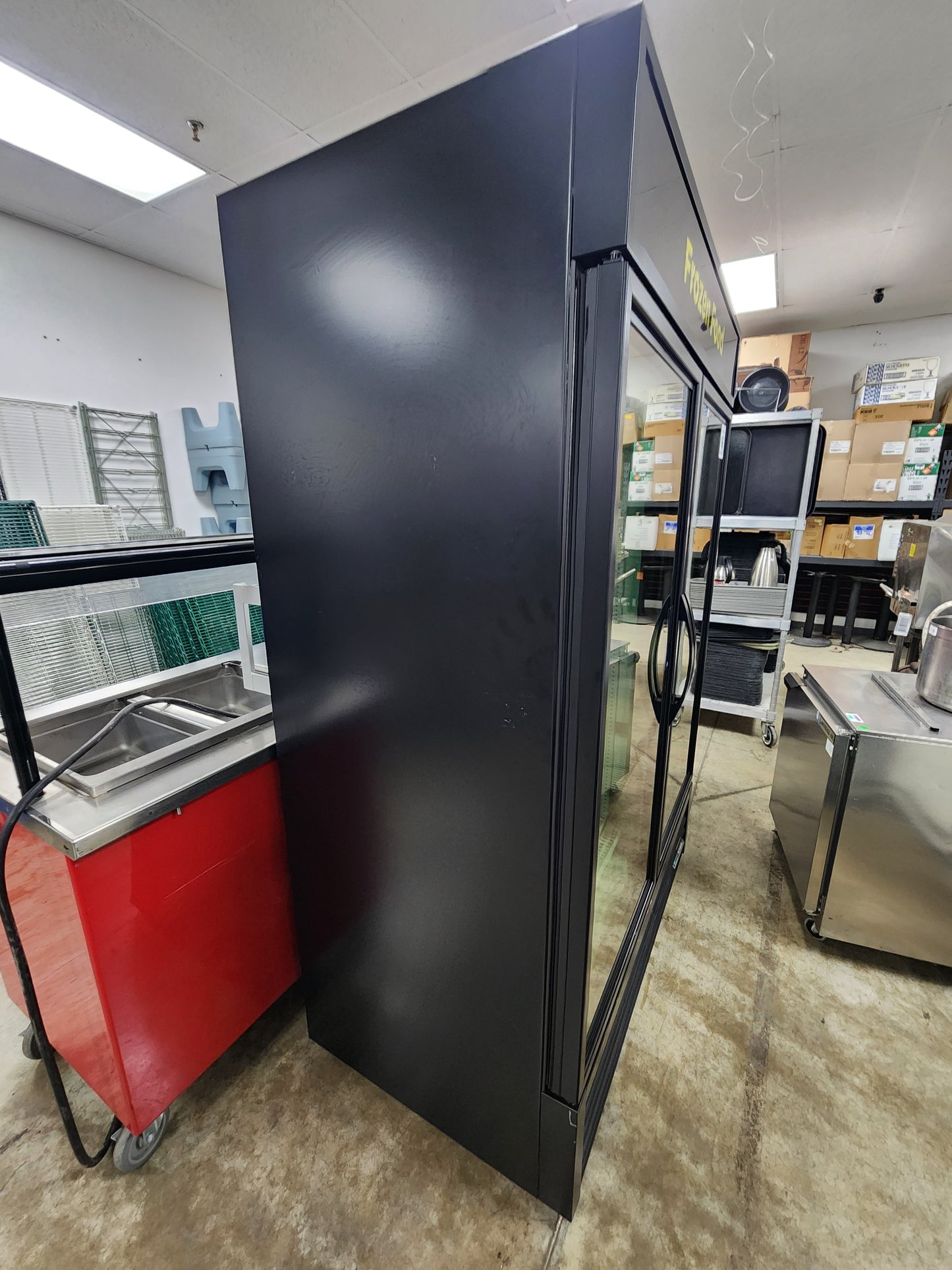 True GDM-49F 2022 Glass 2-Door Reach-In Merchandising Freezer - 10380717