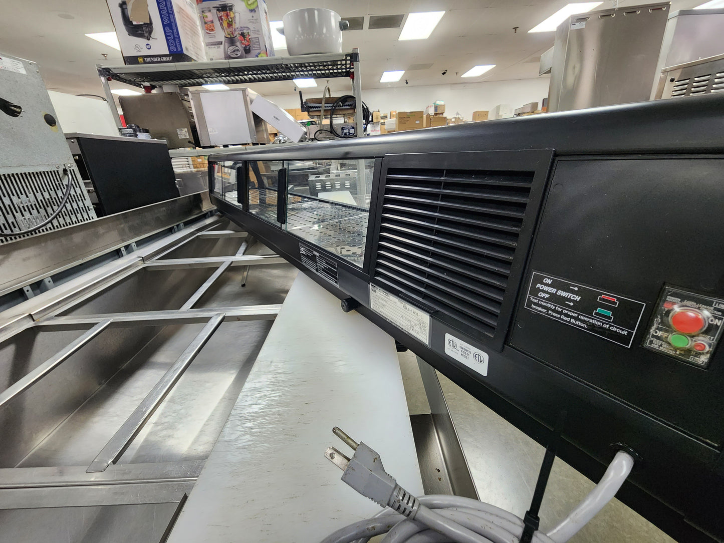 Used kanzen KRJ-1801-L Refrigerated Countertop Sushi Bar