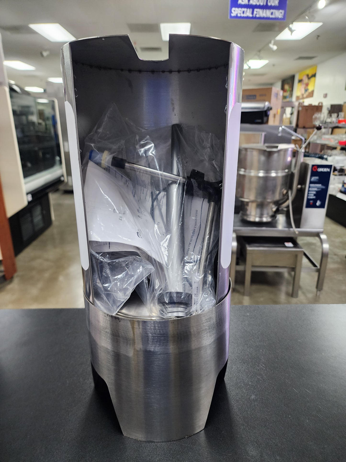New Sagra LW-SYRUP-EXP Syrup Dispenser with Pump