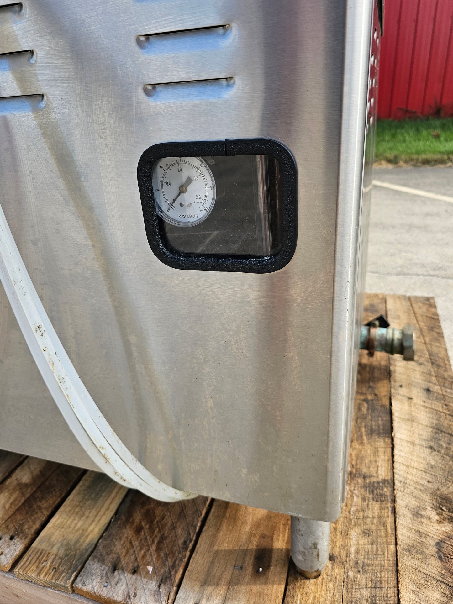 Used 2018 36" Market Forge MT6T6E Dual 6gal SS Tilting Steam Kettles w/Cabinet 208V 3Ph
