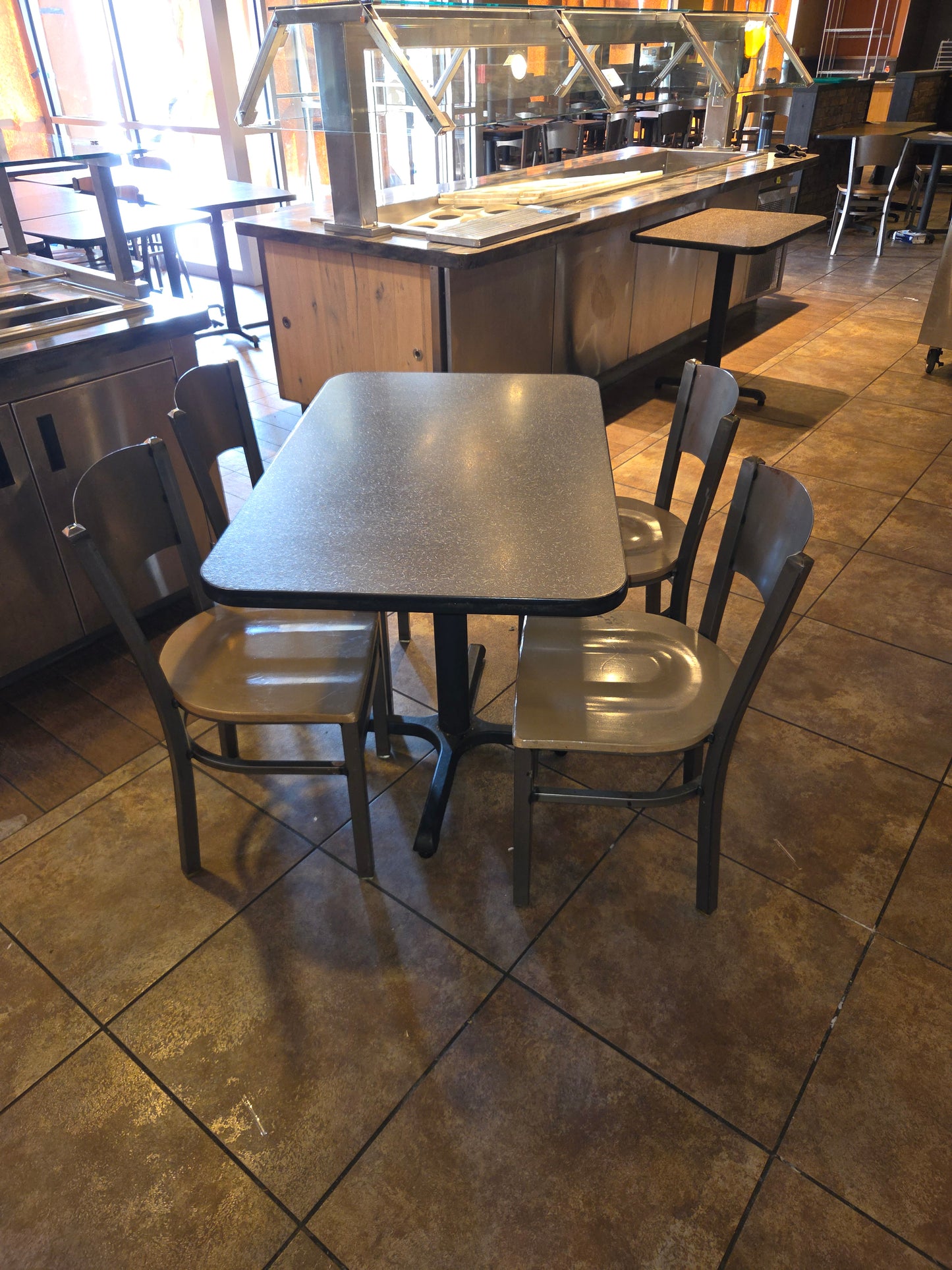 Used Complete Restaurant Seating for 125 Tables Chairs Booths - JD