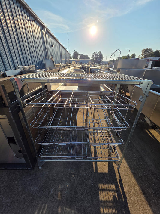 Used 41" 4 Tier Commercial Can Rack - SS336