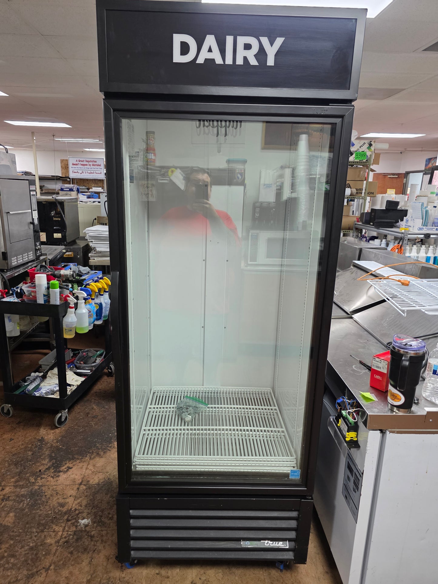 Used 2019 30" True GDM-26-HC~TSL01 Reach In Refrigerated Glass Door Merchandiser