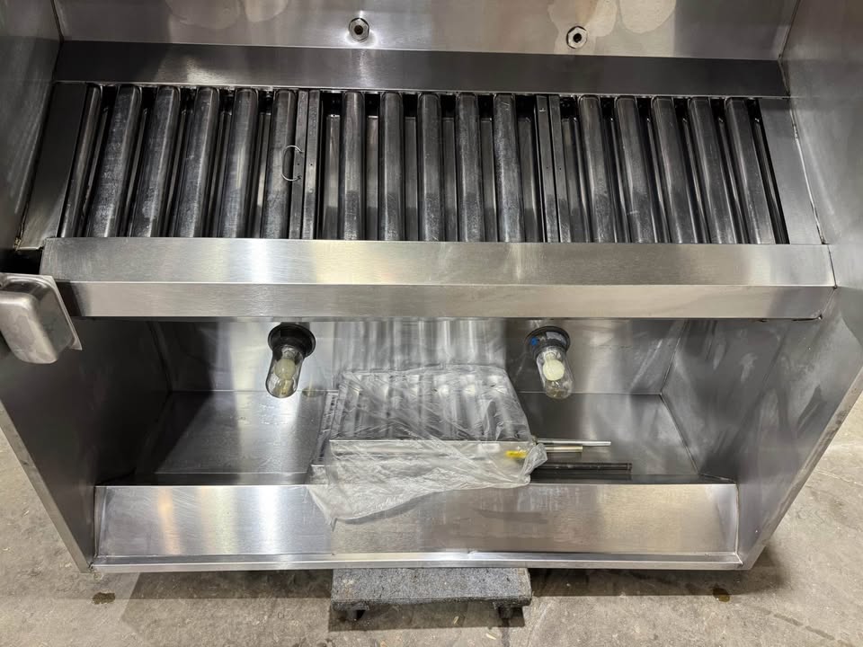 Used CaptiveAire 62” Island style Stainless Exhaust Hood only