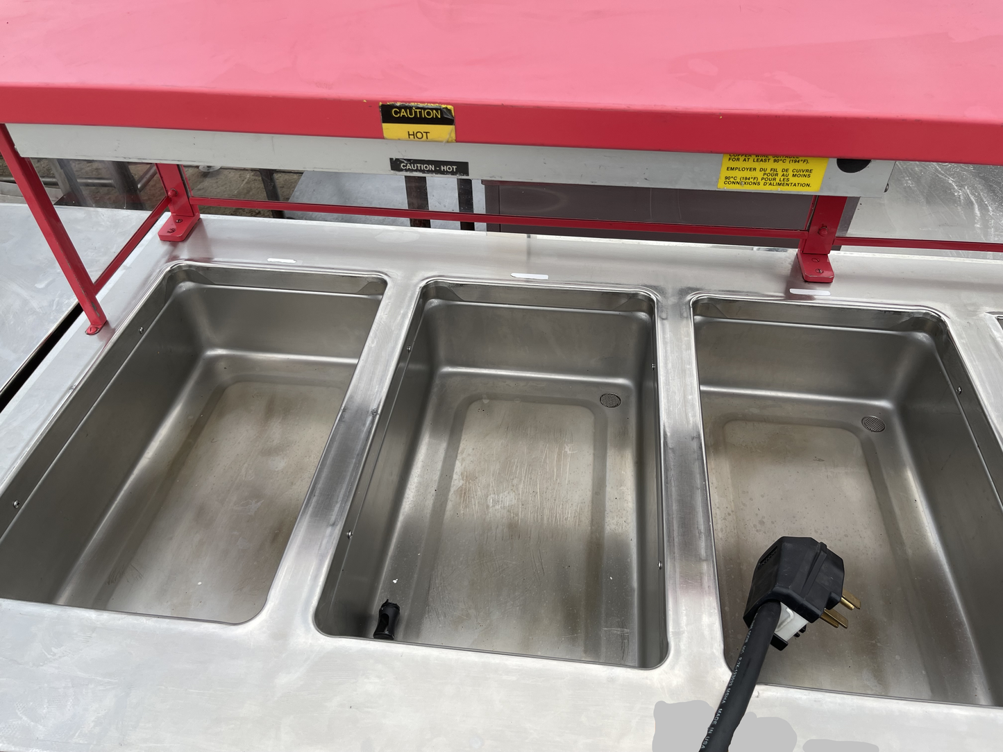 Used ColorPoint 74" Commercial Buffet 4 Open Well Steam Table Heated 220V