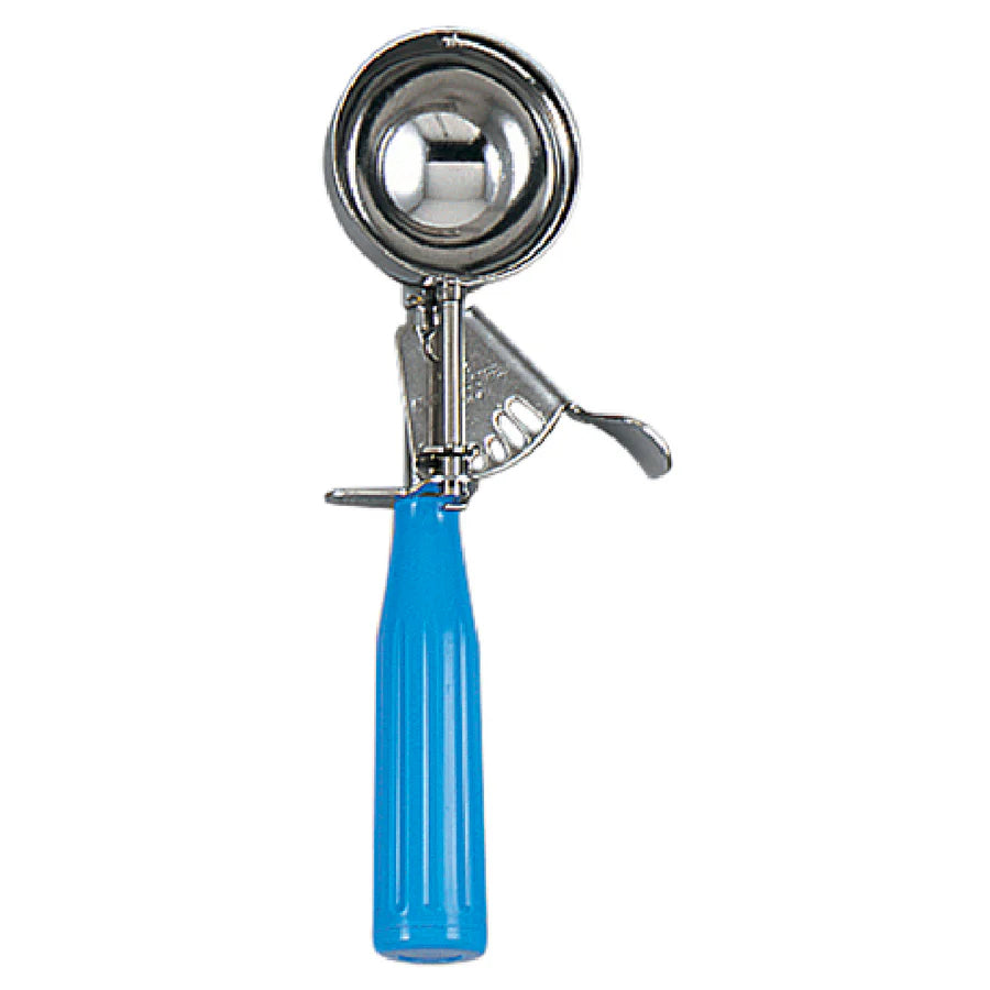 New Browne Disher, Standard, Size 16, 2.25oz/66ml, w/Blue Handle, Stainless (573316)