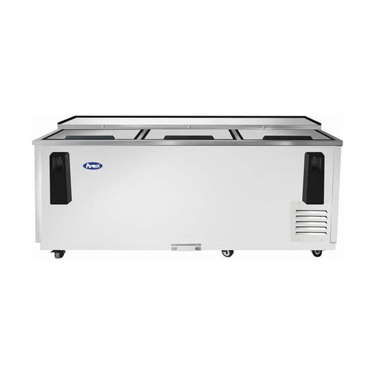 New Atosa MBC80GR 80'' Bottle Cooler - Stainless Steel