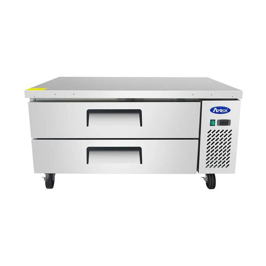 New Atosa MGF8450GR 48" Refrigerated (2) Drawer Chef Base
