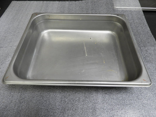 Used Choice 1/2 Size 2 1/2" Deep Anti-Jam Stainless Steel Steam Table Pan C IP
