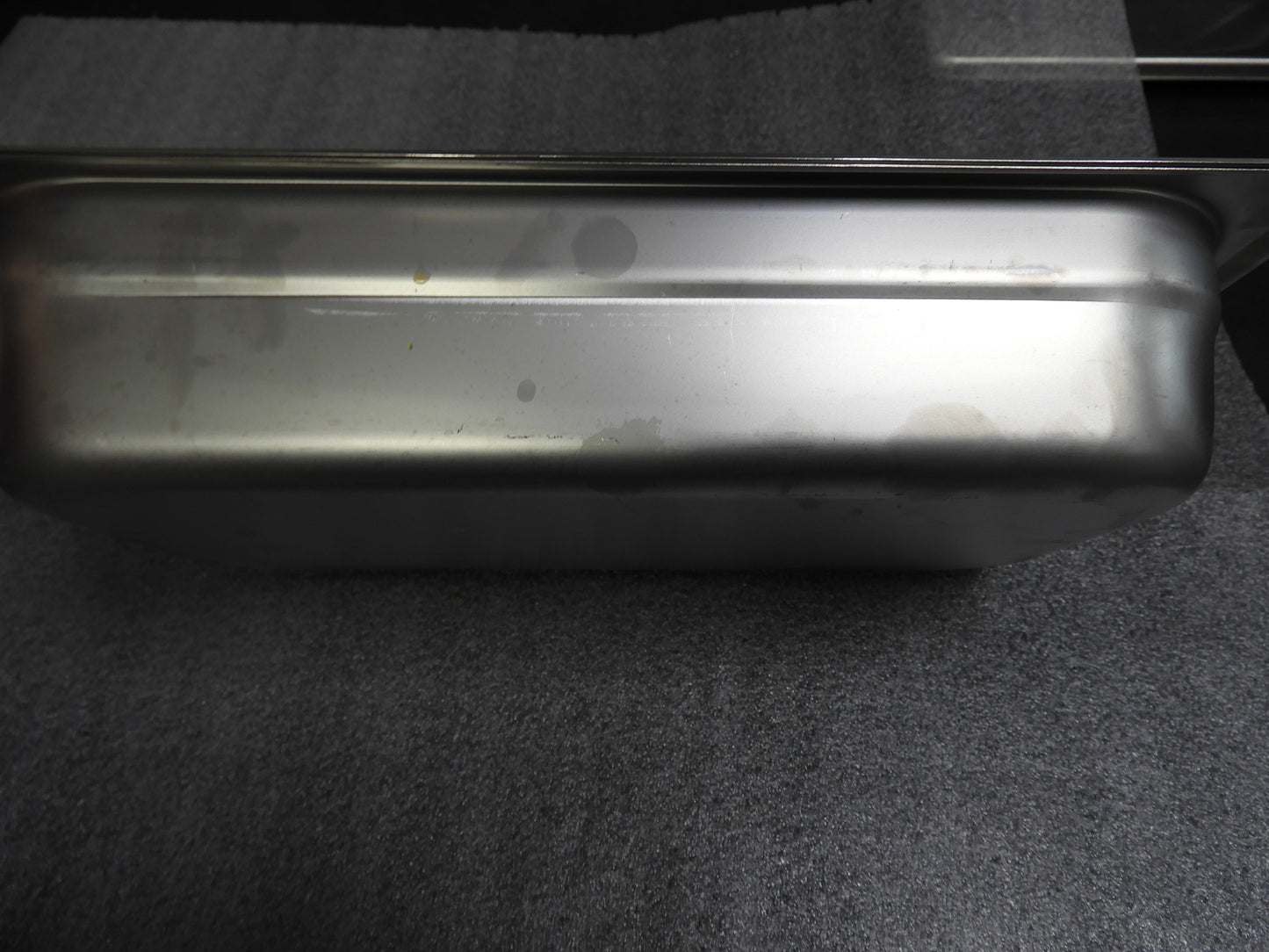 Used Choice 1/3 size stainless steel steam table pan 12-3/4x7x 2-1/2 C IP