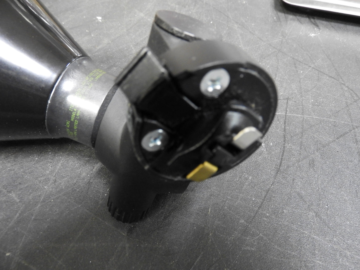 Used Lightolier 8201BK Track Lighting Par-Tech Low Profile Adapter, Black