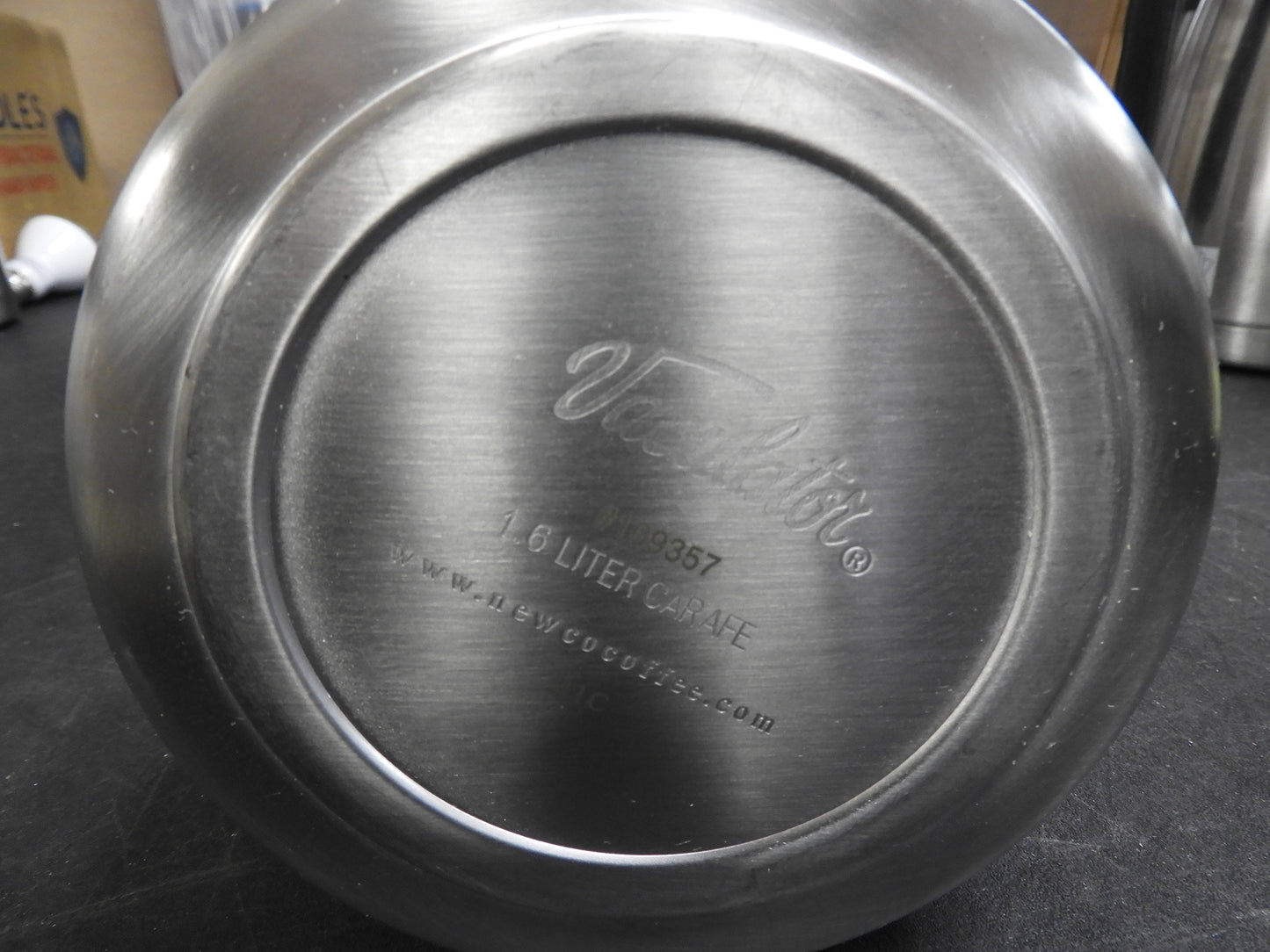 Used Newco 109357 1.6L Tall SS Lined Vaculator Thermal Carafe Server