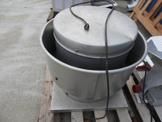 Used Upblast Food Truck Restaurant Aluminum Ventilator 115V, 0.25hp