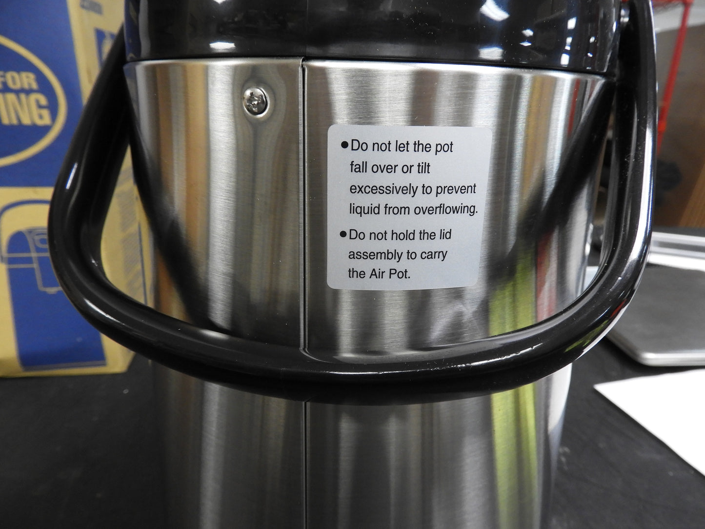 New Zojirushi AAWE-30SB 3 Liter Glass-Lined Stainless Steel AirPot With Push Button
