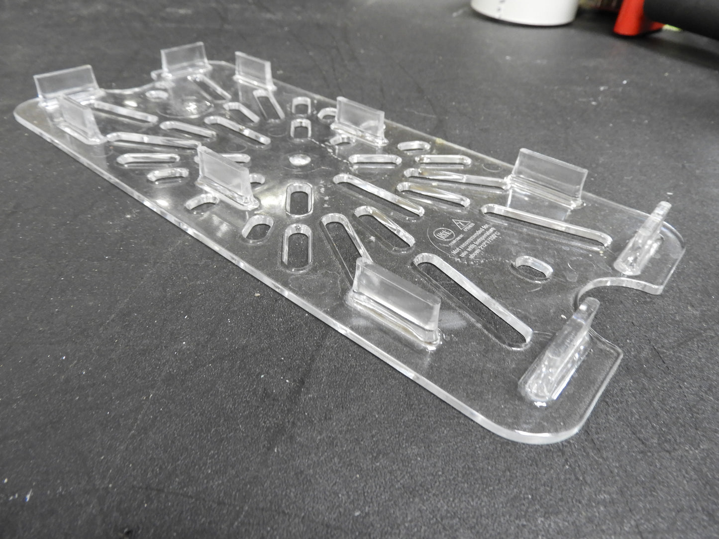 Used Vigor 1/3 Size Clear Polycarbonate Drain Tray C IP