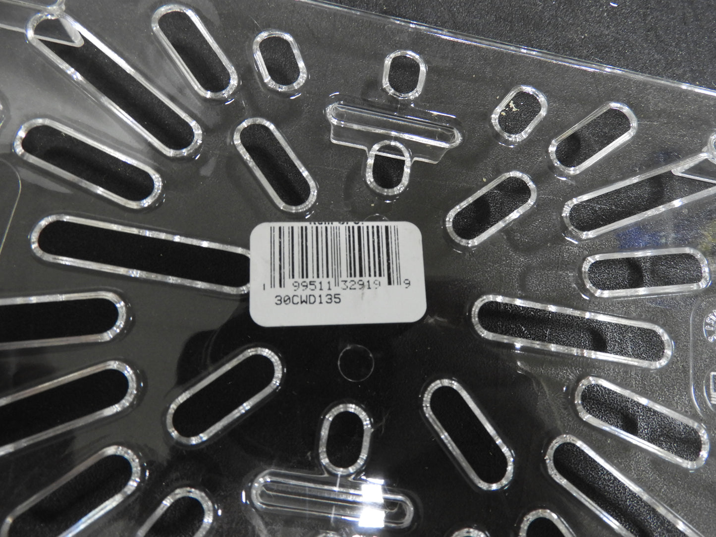 Used Vigor 1/3 Size Clear Polycarbonate Drain Tray C IP