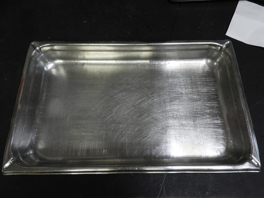 Used Vollrath 30025 Super Pan Full Size 2 1/2" Deep Heavy-Duty Stainless Steel Transport Pan - 20 Gauge C IP