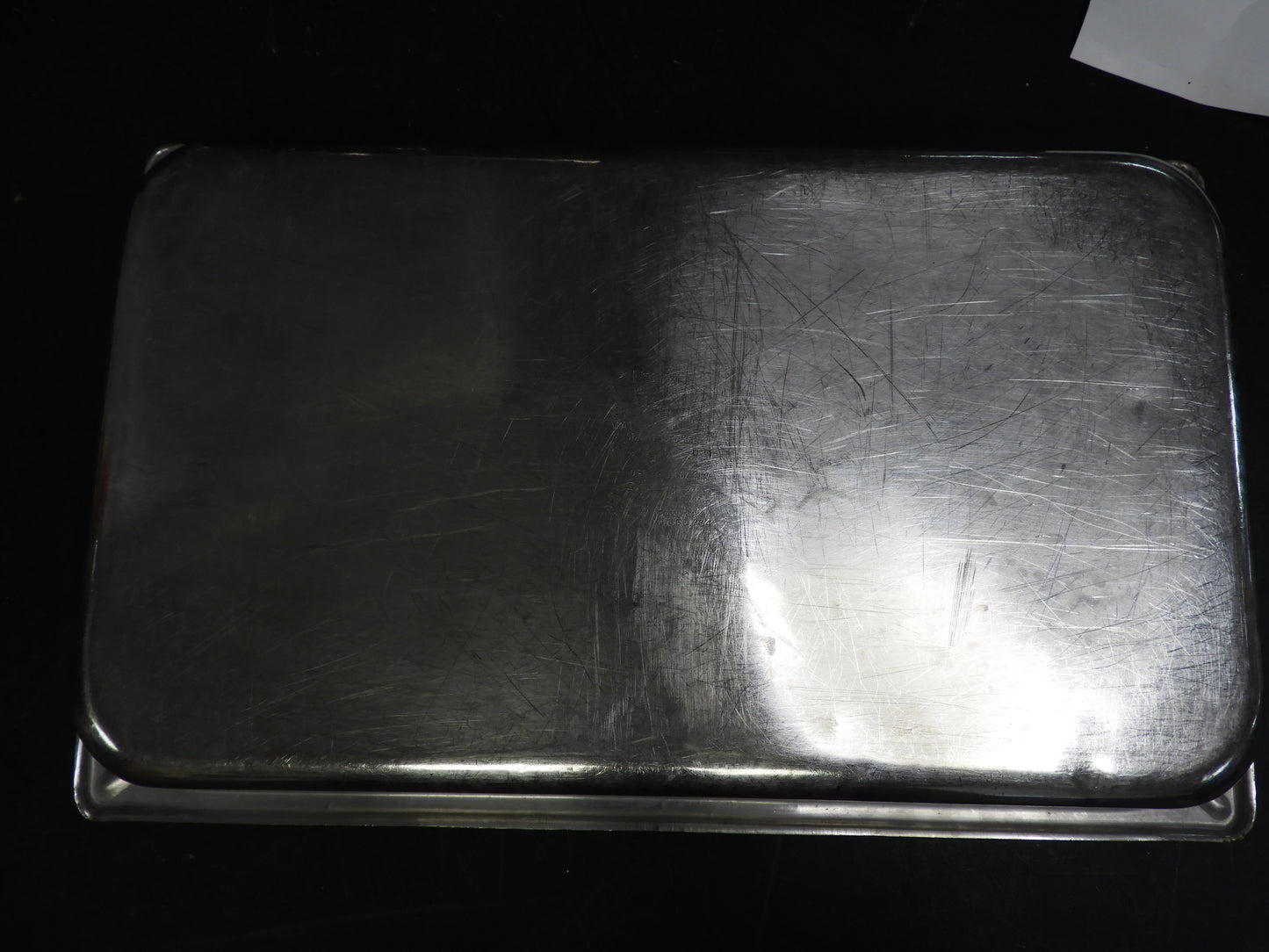 Used Vollrath 30025 Super Pan Full Size 2 1/2" Deep Heavy-Duty Stainless Steel Transport Pan - 20 Gauge C IP