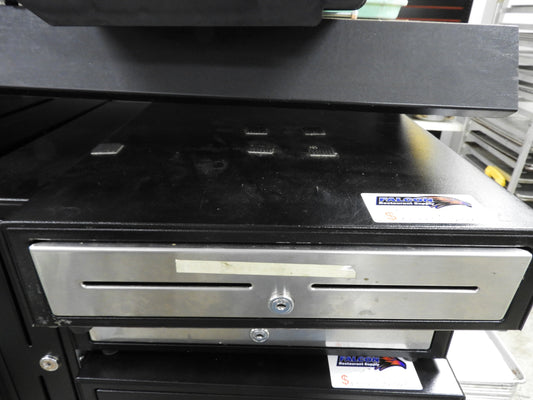 Used Cash Register Money Drawer Without Divider Insert Stainless Face