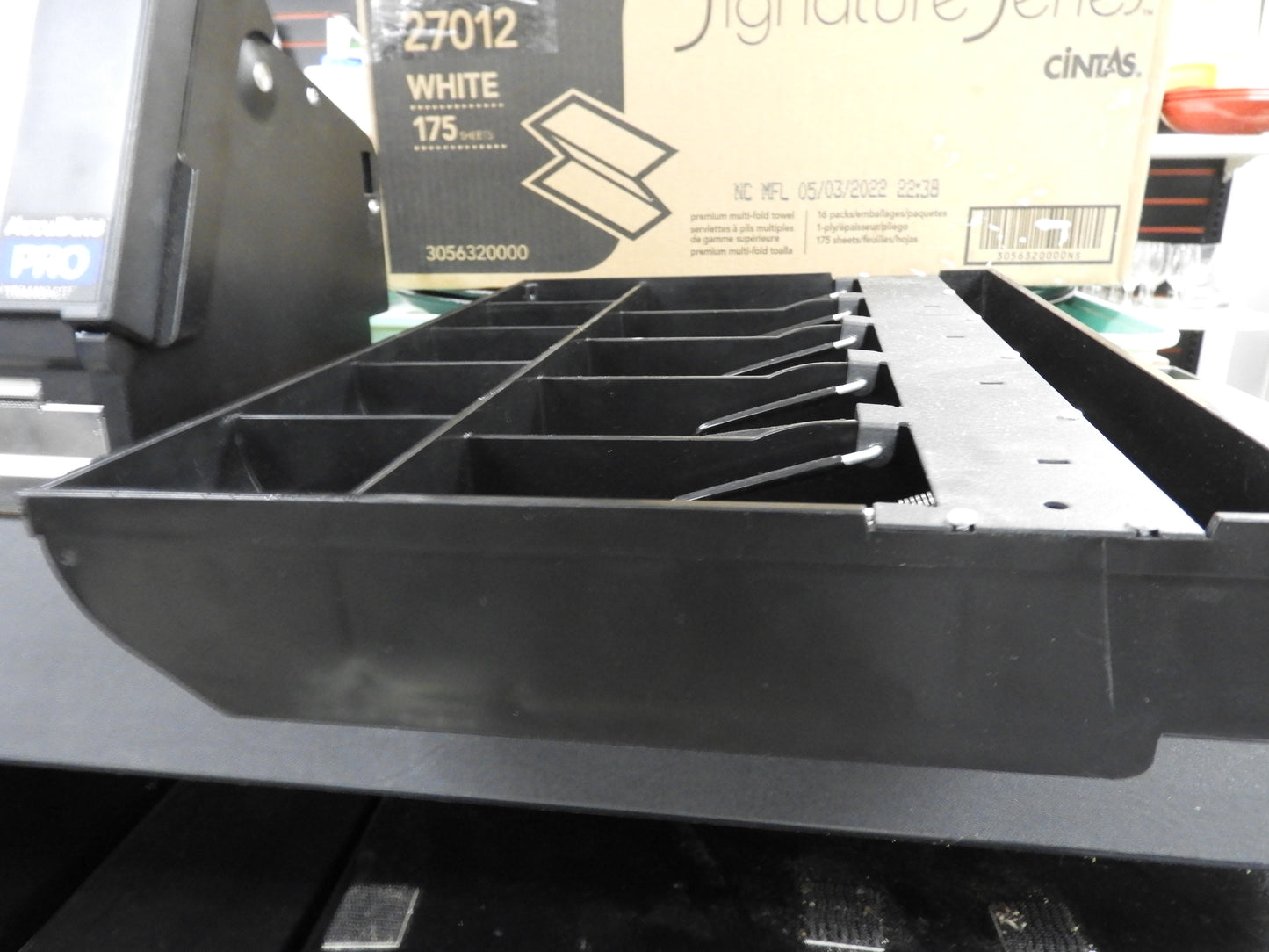 Used Cash Register Drawer Plastic Money Divider