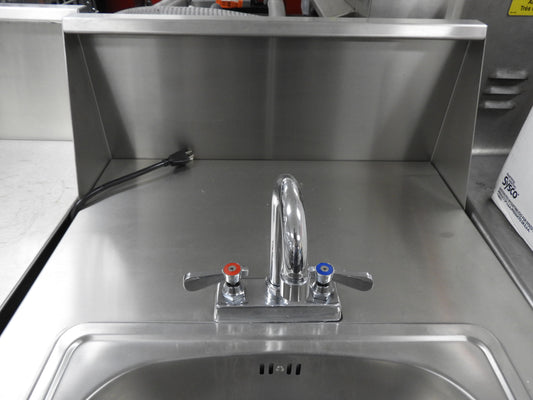 New QualServe Mobile Hand Wash Station/Portable Sink-Hot and Cold Water Model: WMSC24-MS