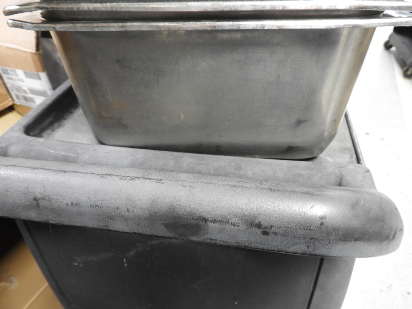 Used 1/2 Size Stainless Steel Steam Table / Hotel Pan - 6" Deep