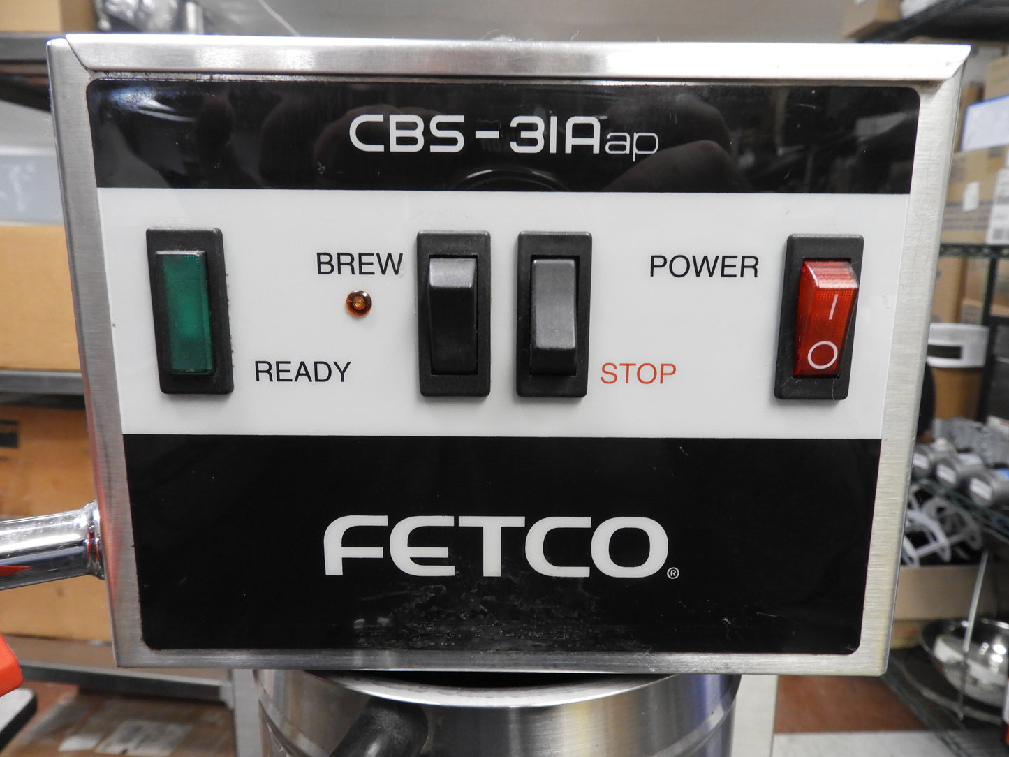 Used Fetco CBS-31Aap Commercial Retail Coffee Brewer Machine with Hot Water Tap 120V