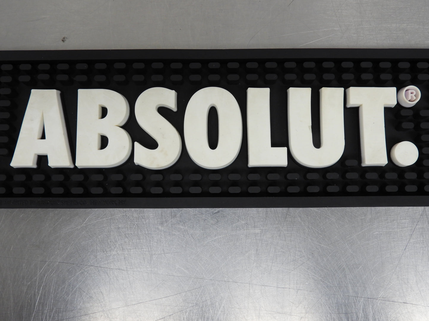 Used Absolut Vodka Beer Tap Bar Mat