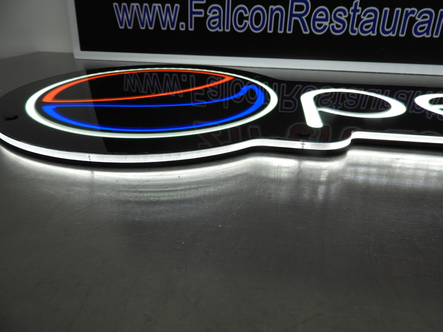 Used 29.5 inch Pepsi LED Sign