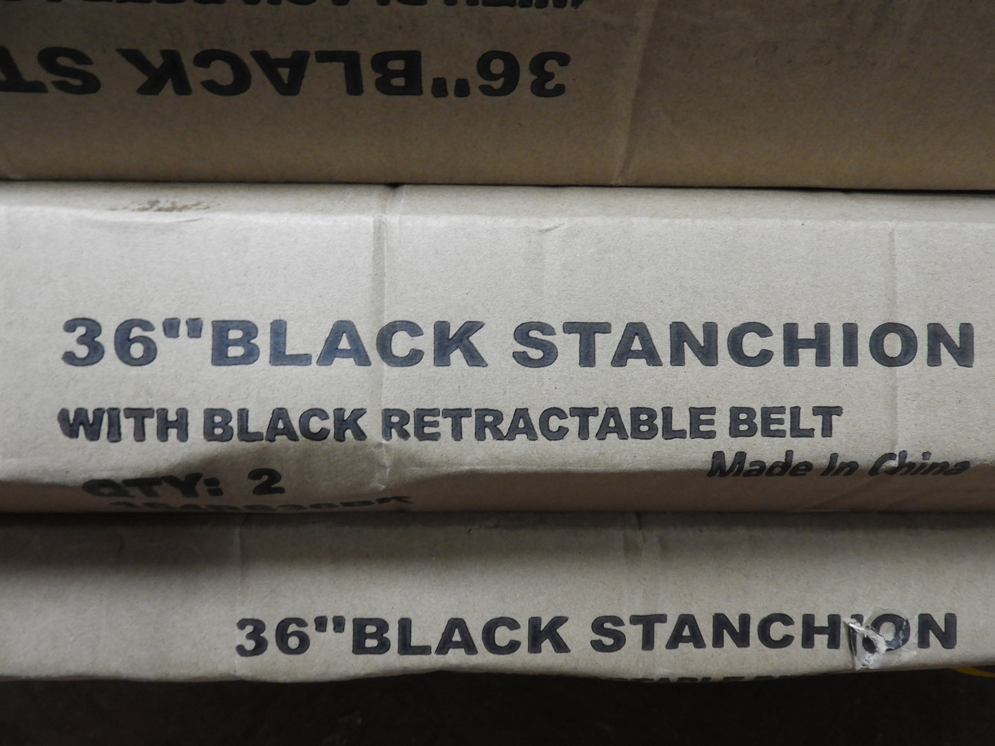 New Lancaster 40" Crowd Control / Guidance Stanchion with 10' Retractable Belt Box of 2