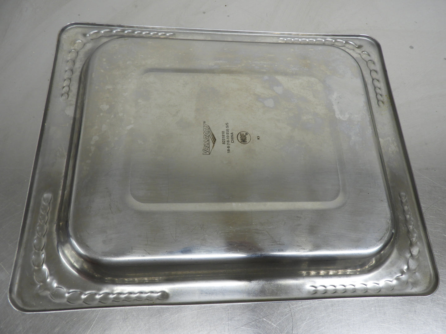 Used Vollrath 8231810 Miramar® 1/2 Size Decorative Food Pan