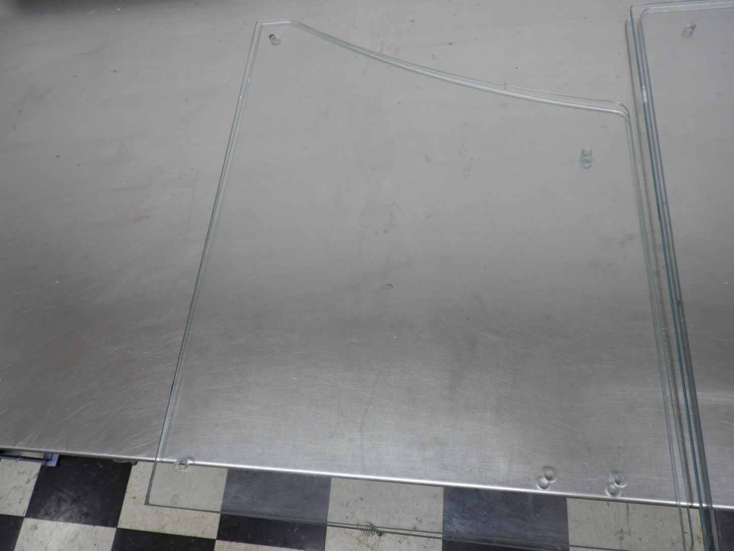 Used Excellence EDC-4 Straight Glass Replacement Sneeze Guard ACSG-00001