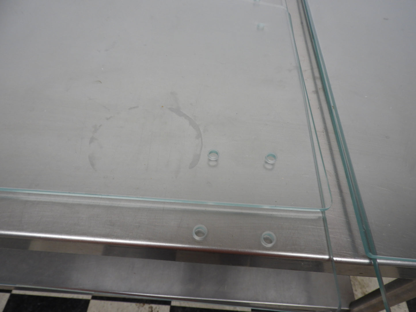 Used Excellence EDC-4 Straight Glass Replacement Sneeze Guard ACSG-00001