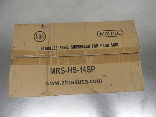 New Atosa MRS-HS-14SP Commercial 14" Hand Sink Side Splash Guards Pair