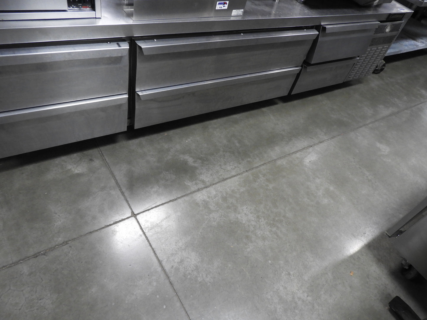 Used Continental D108GN 108"x35"x26" 6 Drawer Commercial Chef Base As Is