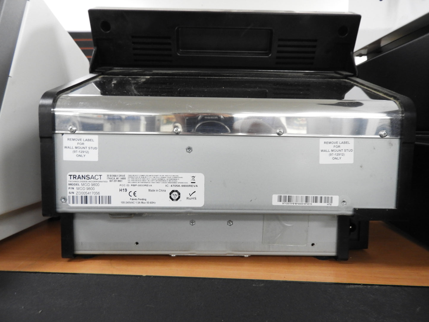 Used Transact AccuDate 9800 Terminal Transact Thermal Label Printer