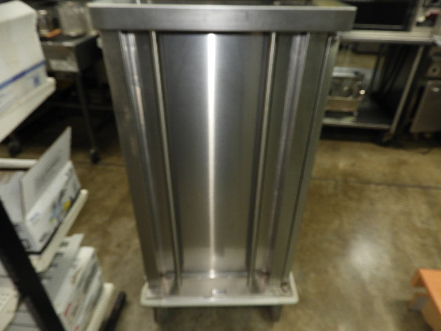 Used Stainless Steel Holding Cabinet With Caster Wheels