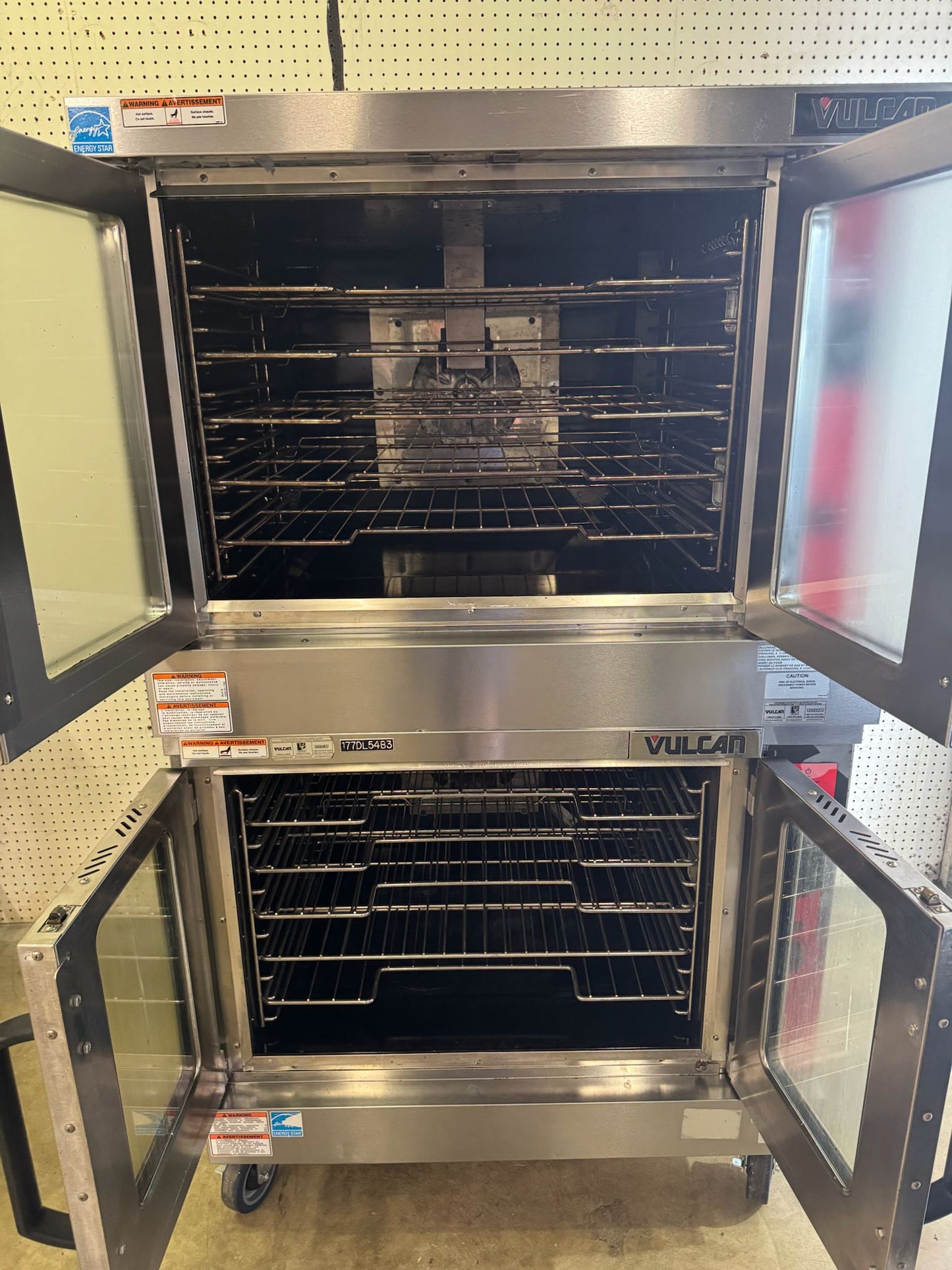 Used Vulcan VC4GD-11D150K Double Deck Natural Gas Convection Oven