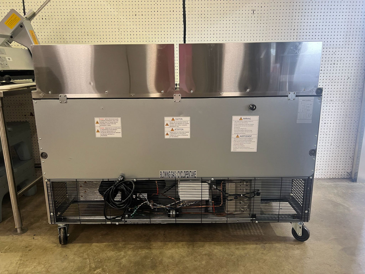 Used 60" Turbo Air TST-60SD-24-D4-N 4 Drawer Refrigerated Prep Table 120V - WO1
