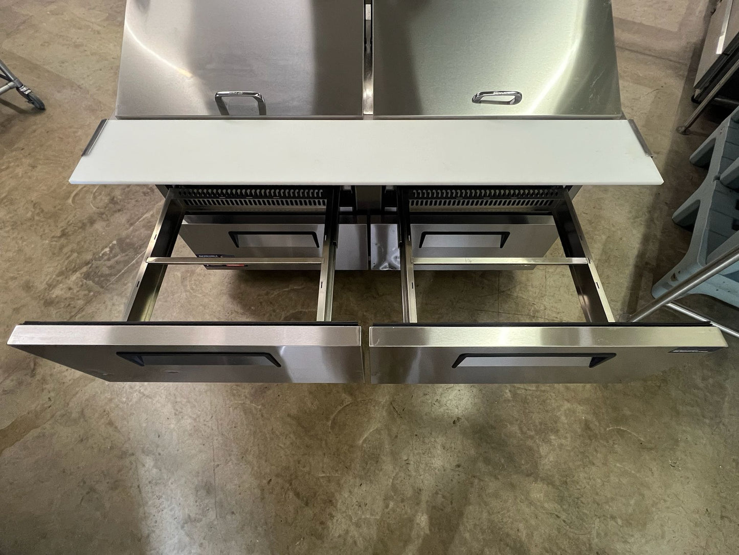 Used 60" Turbo Air TST-60SD-24-D4-N 4 Drawer Refrigerated Prep Table 120V - WO1
