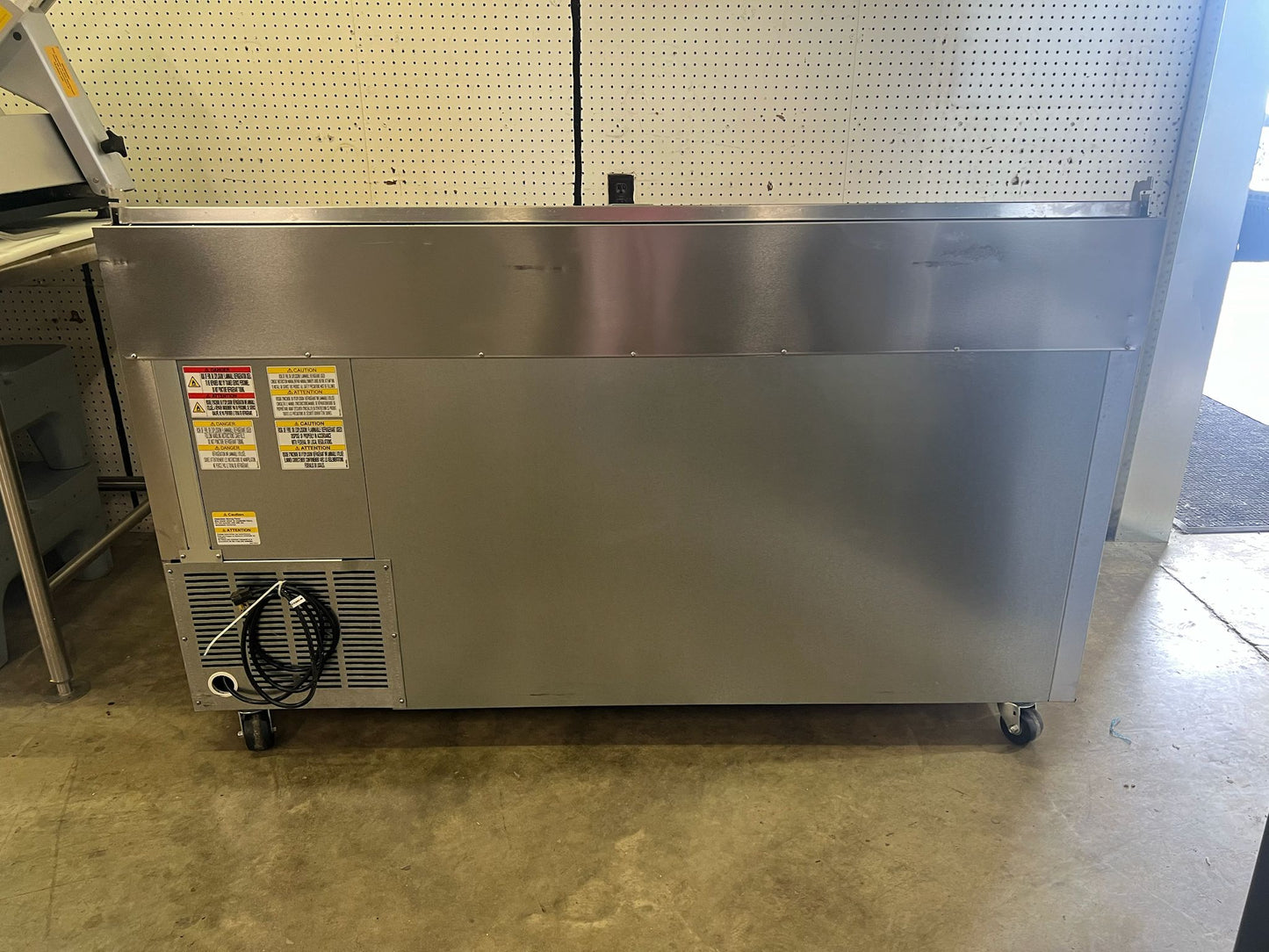 Used 67" Beverage-Air DPD67HC-4 Refrigerated 4 Drawer Pizza Prep Table 115V - WO1