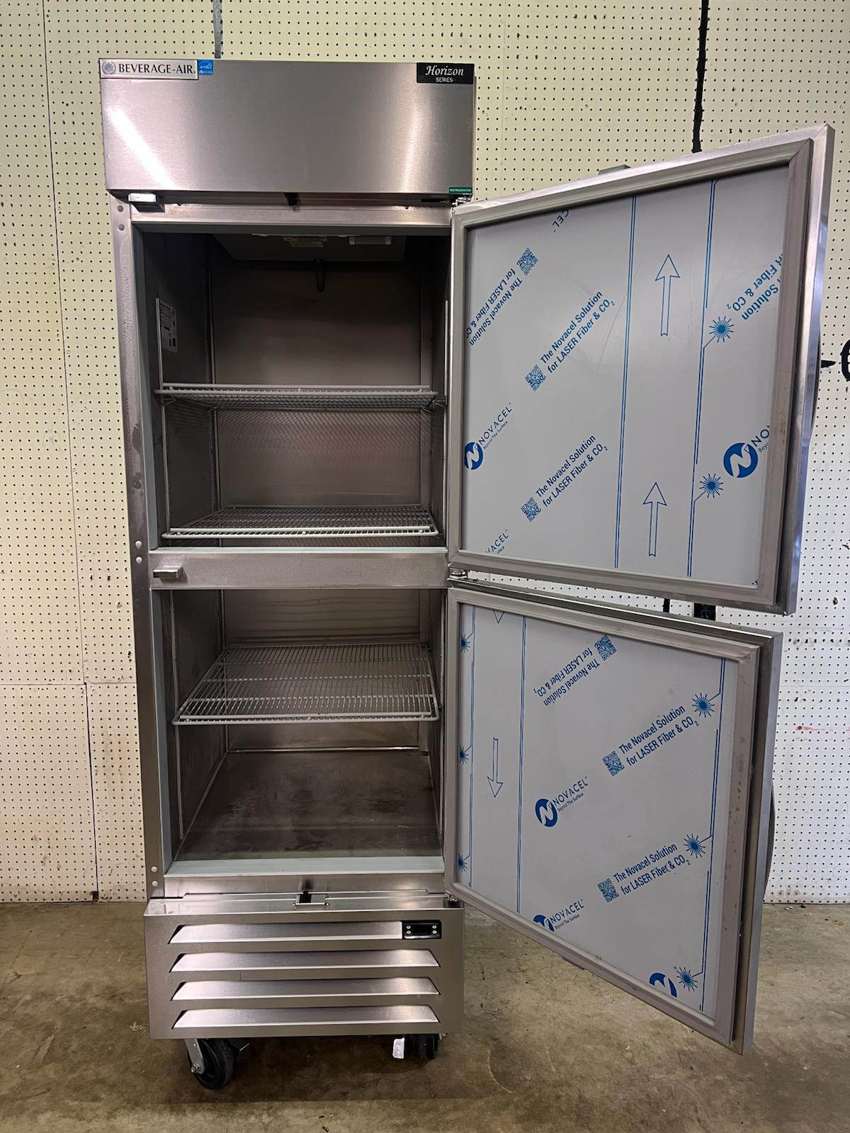 Used 27" Beverage-Air HBR23HC-1-HS Half Door Reach-In Refrigerator 115V - WO1