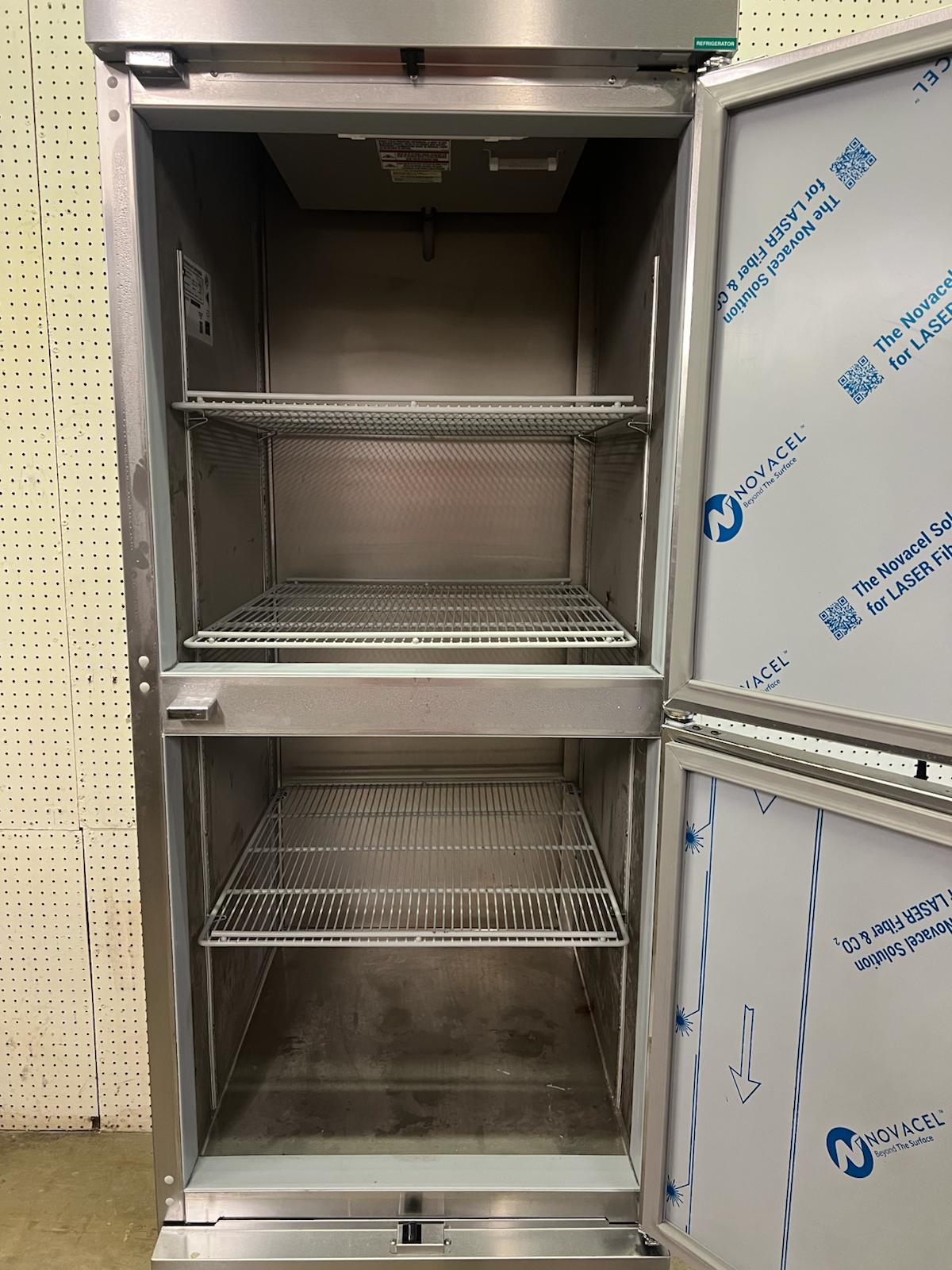 Used 27" Beverage-Air HBR23HC-1-HS Half Door Reach-In Refrigerator 115V - WO1