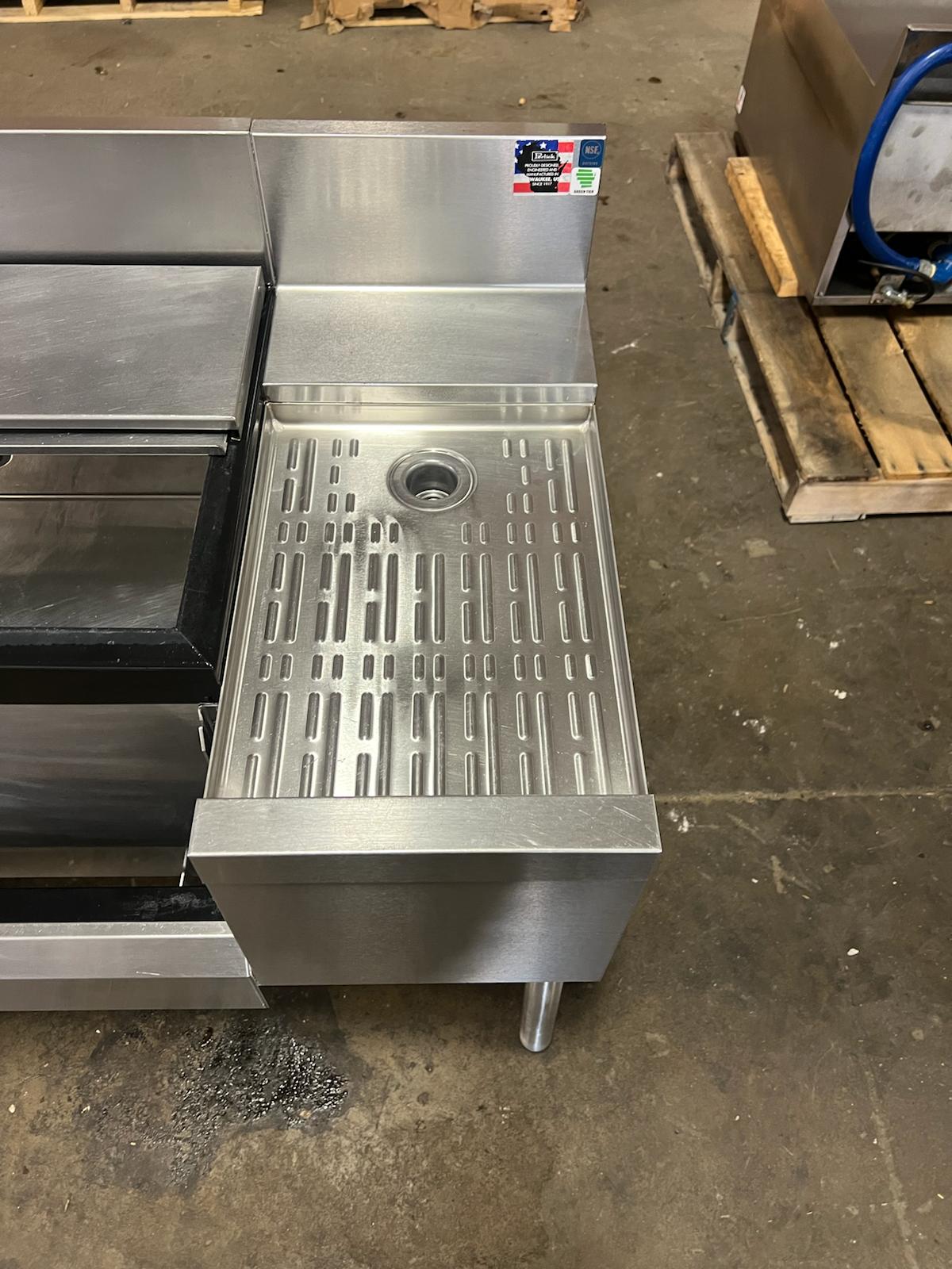 Used 66" Perlick Complete Underbar Stainless Steel Cocktail Station
