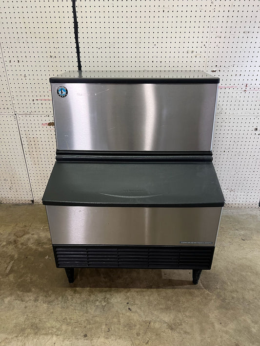 Used 30" Hoshizaki KM-301BAJ Air Cooled Undercounter Crescent Cube Ice Machine